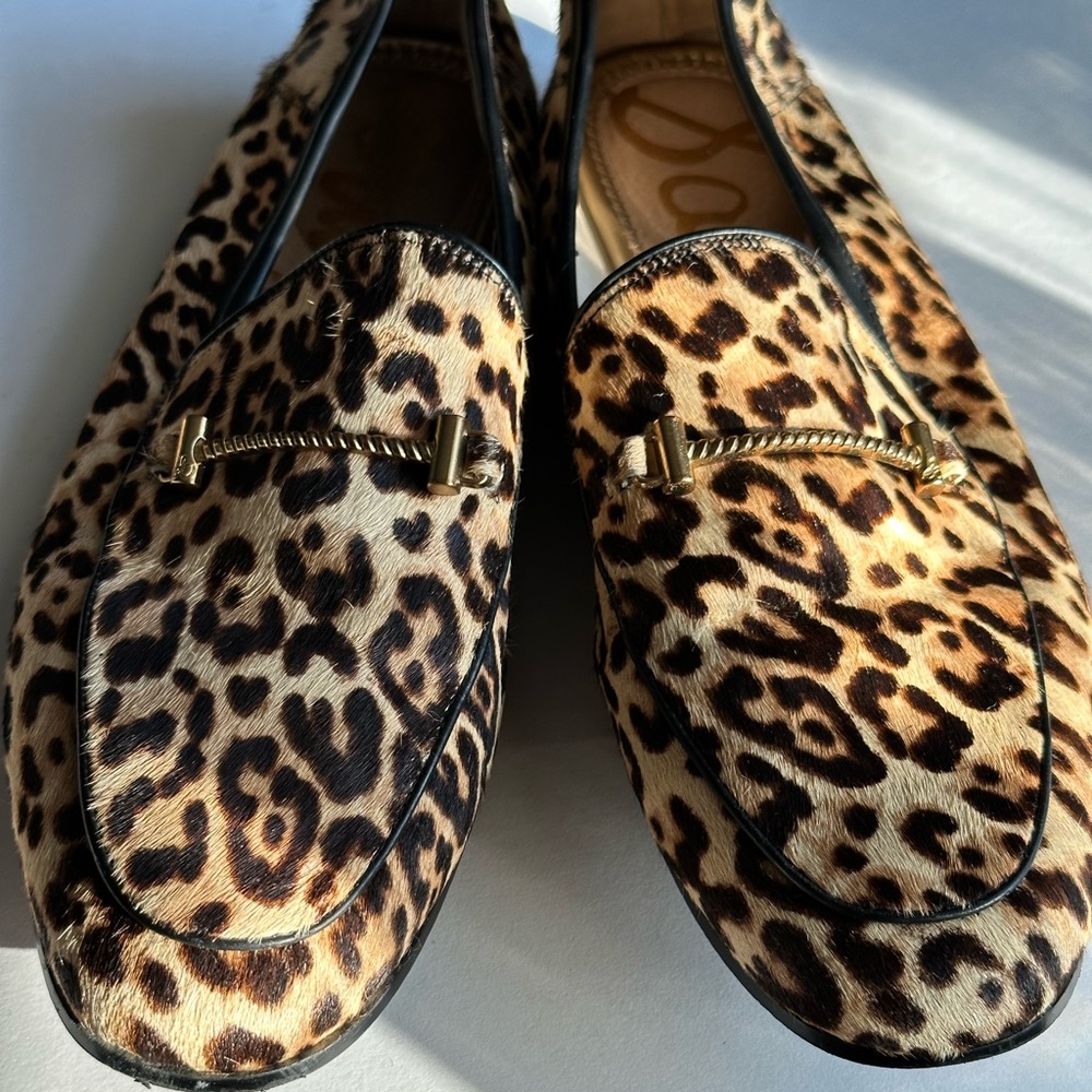 Sam Edelman Women’s Size 11 Animal Print Loafers